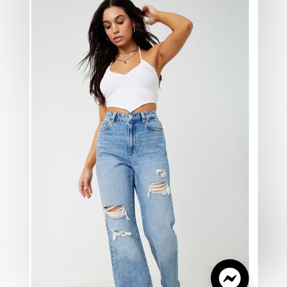 Garage Wide Leg Jean in Saga Blue size 09 - Picture 3 of 3